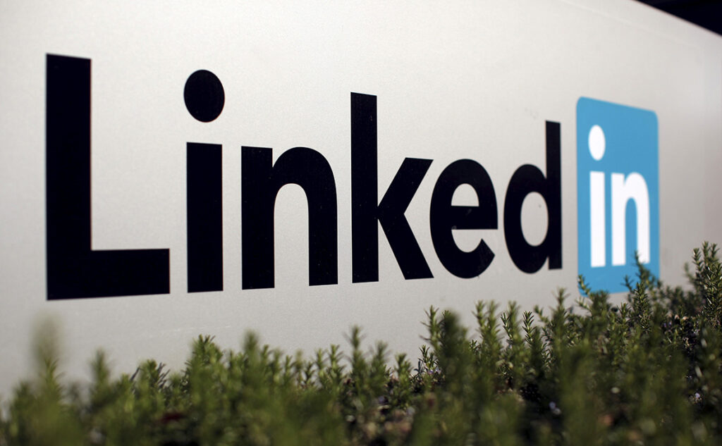 linked in with grass