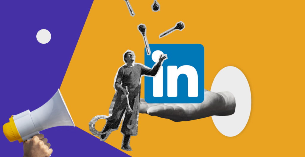 linkedin and a man